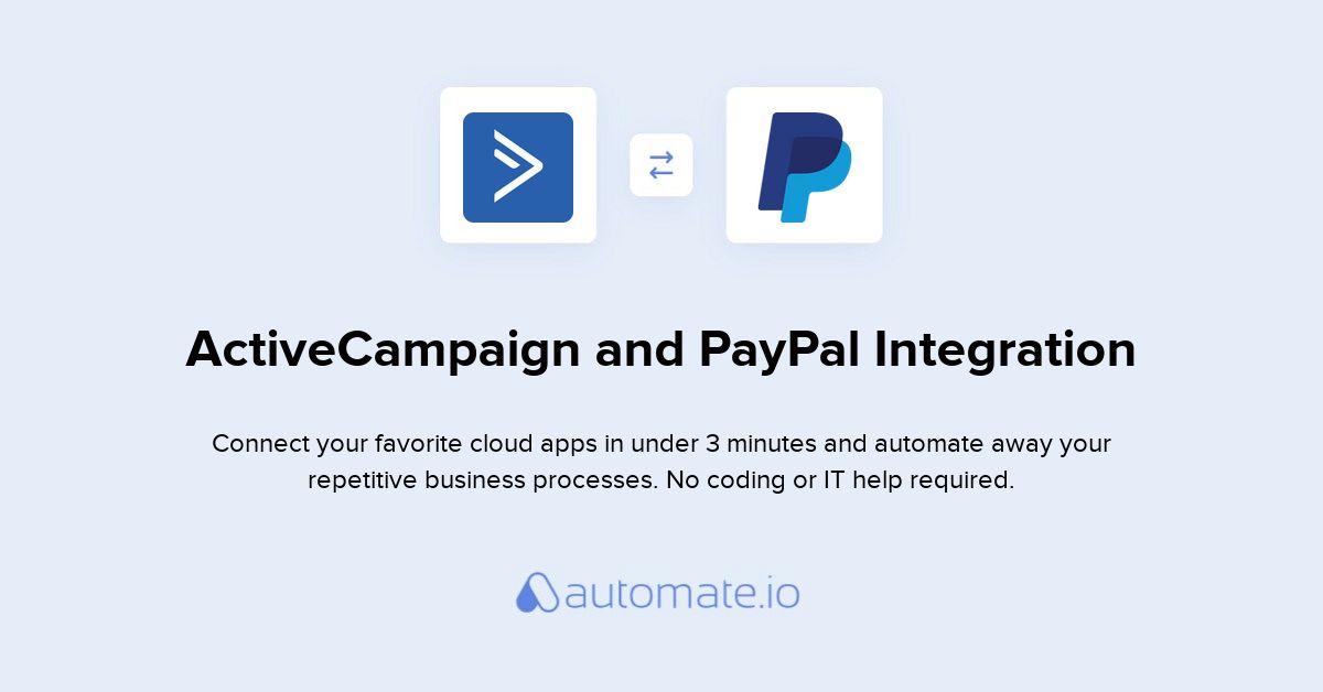 The Basic Principles Of Active Campaign And Paypal 