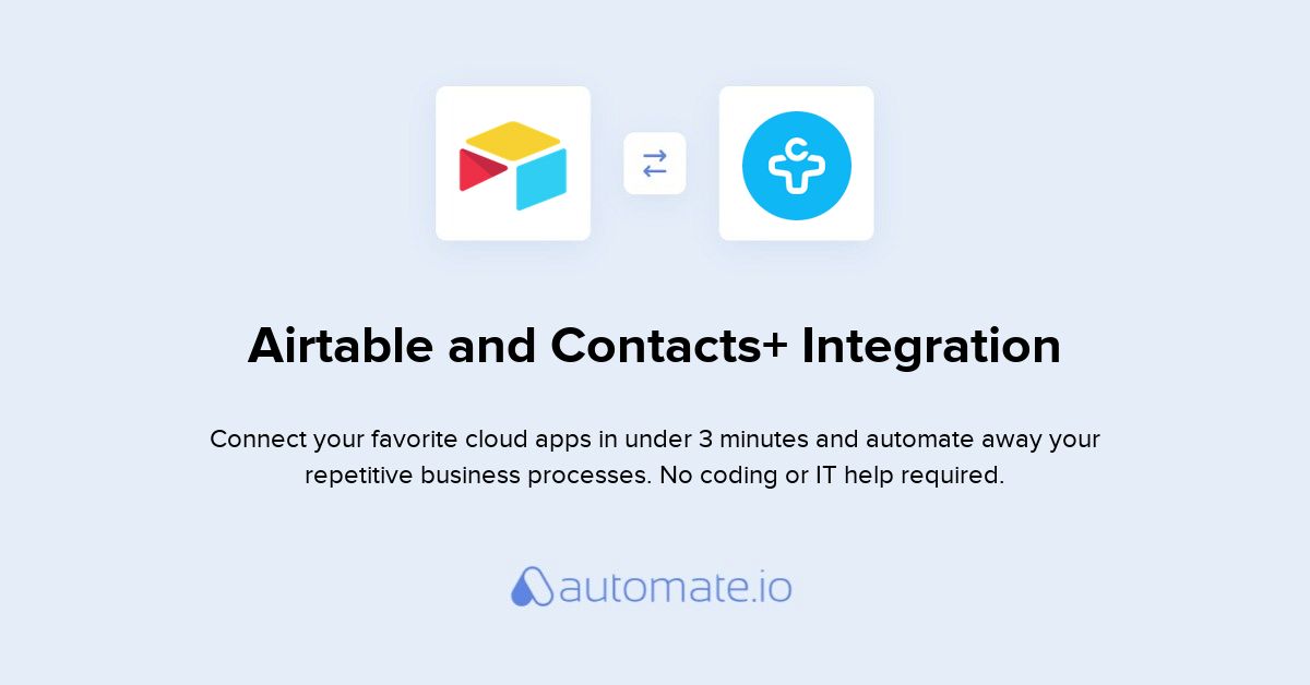 google contacts airtable integrations