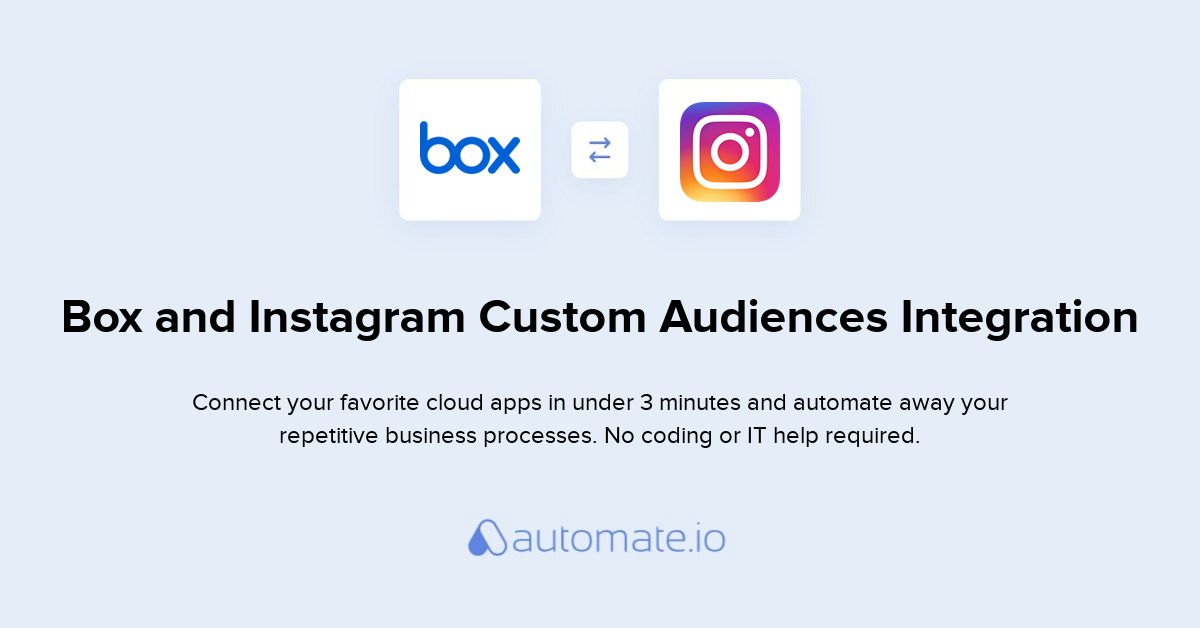 How to Connect Box and Instagram Custom Audiences (integration