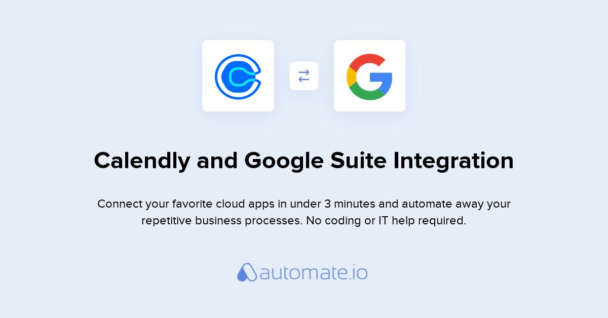 How to Connect Calendly and Google Workspace (integration) Automate.io