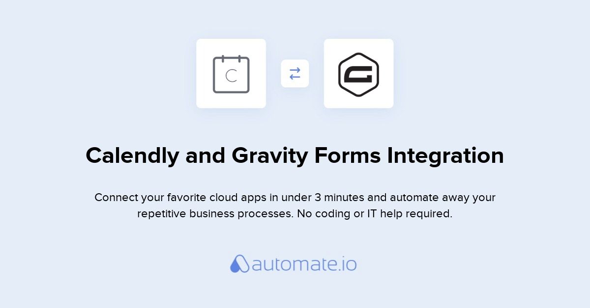 How to Connect Calendly and Gravity Forms (integration) Automate.io