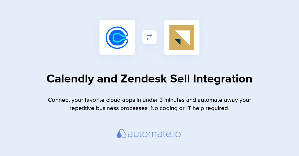 How to Connect Calendly and Zendesk Sell (integration