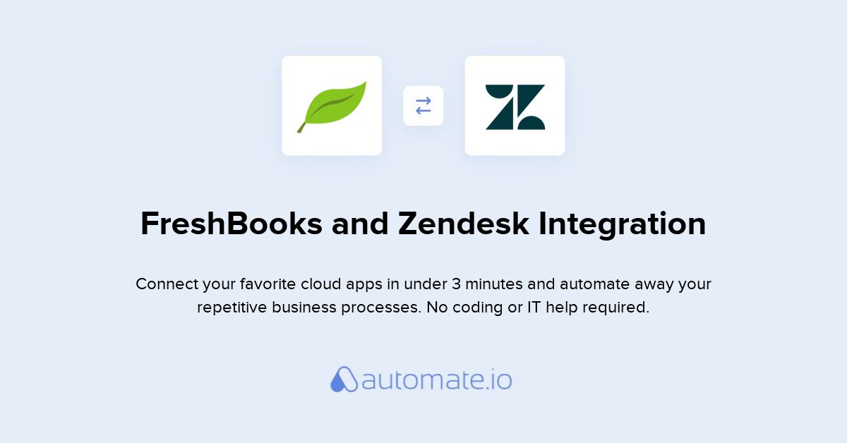 How to Connect FreshBooks and Zendesk (integration