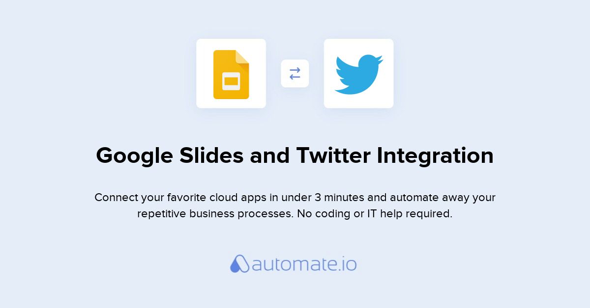 How to Connect Google Slides and Twitter (integration) - Automate.io