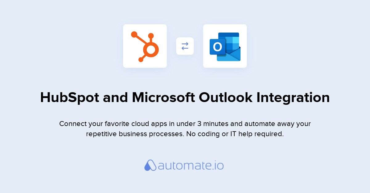 how-to-connect-hubspot-and-microsoft-outlook-integration-automate-io